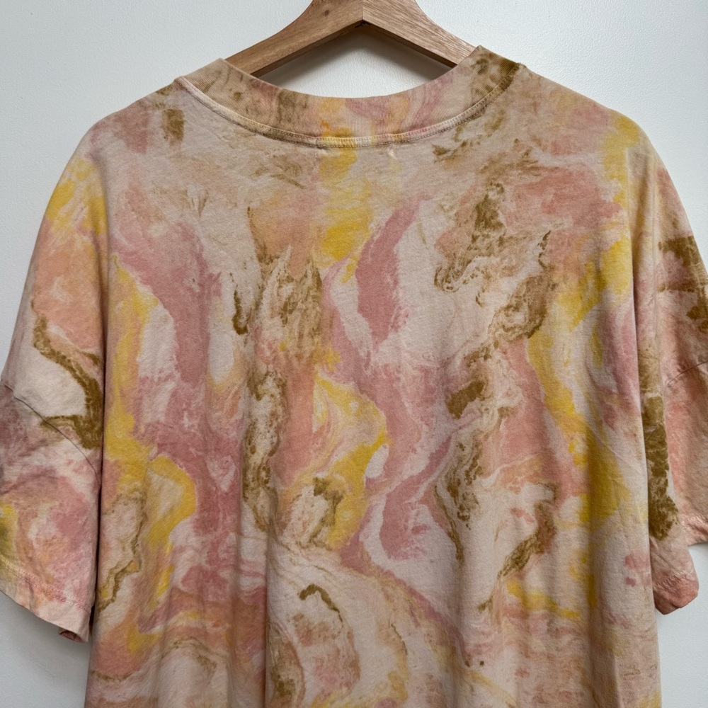 Electric & Rose Anthropologie Billy Gravity Tie Dye T-Shirt Dress Large - Picture 8 of 13
